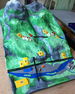 Atelier « J’habite la montagne » / animation interactive autour de 4 maquettes