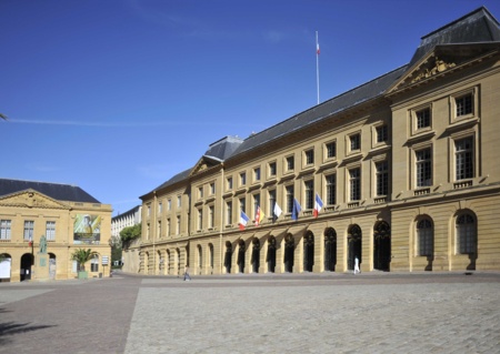 Réalisation de la Place d'Armes par Jean-François Blondel