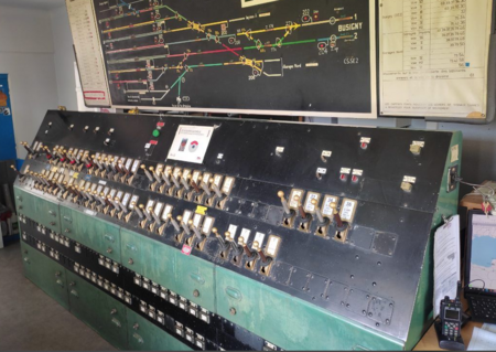 Visite d'un poste d'aiguillage