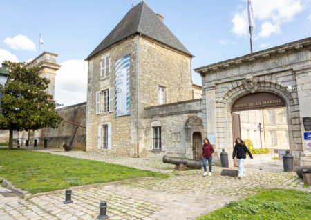 Croquis d'architecture au Musée national de la Marine à Rochefort