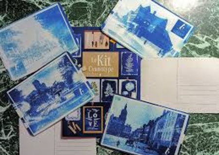 Cyanotype "Souvenirs en bleu"