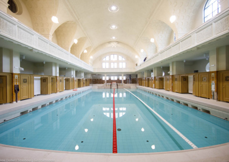 Visite des bains municipaux de Strasbourg