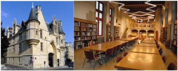Découverte d'une bibliothèque historique dans un monument historique