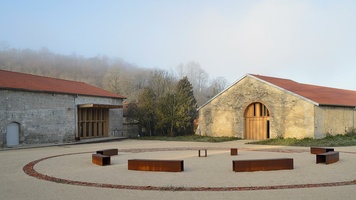 Taille de pierre à l'abbaye