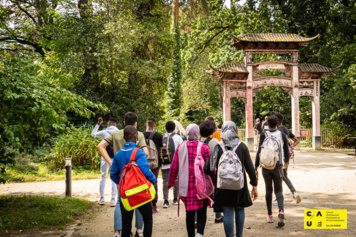 Atelier dans le jardin d'agronomie tropicale