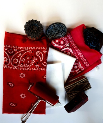 Visite atelier - Création d'un bandana en Toile de Jouy