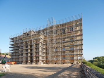 C'est le chantier au château de Bénouville !